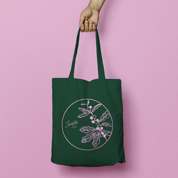 Jamocha screen printed Tote Bag