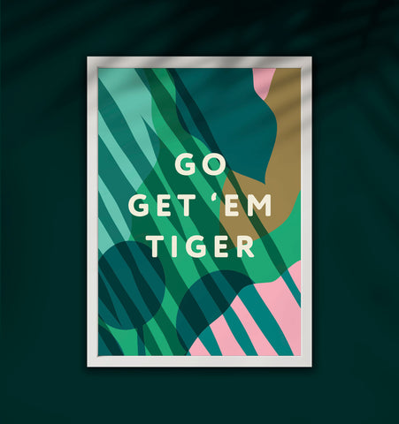 Go Get Em Tiger Poster